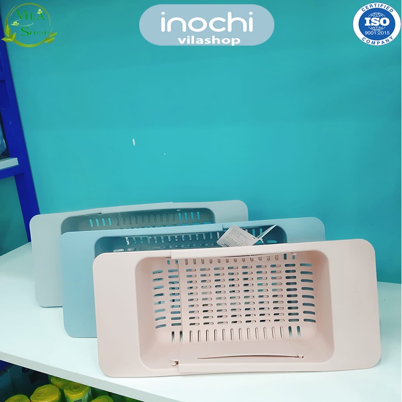 [Chọn Màu] Khay Gác Chậu Rửa Yoko Inochi, Khay Nhựa Đa Năng Điều Chỉnh Kích Thước Gài Bồn Rửa Chén An Toàn Tiện Dụng