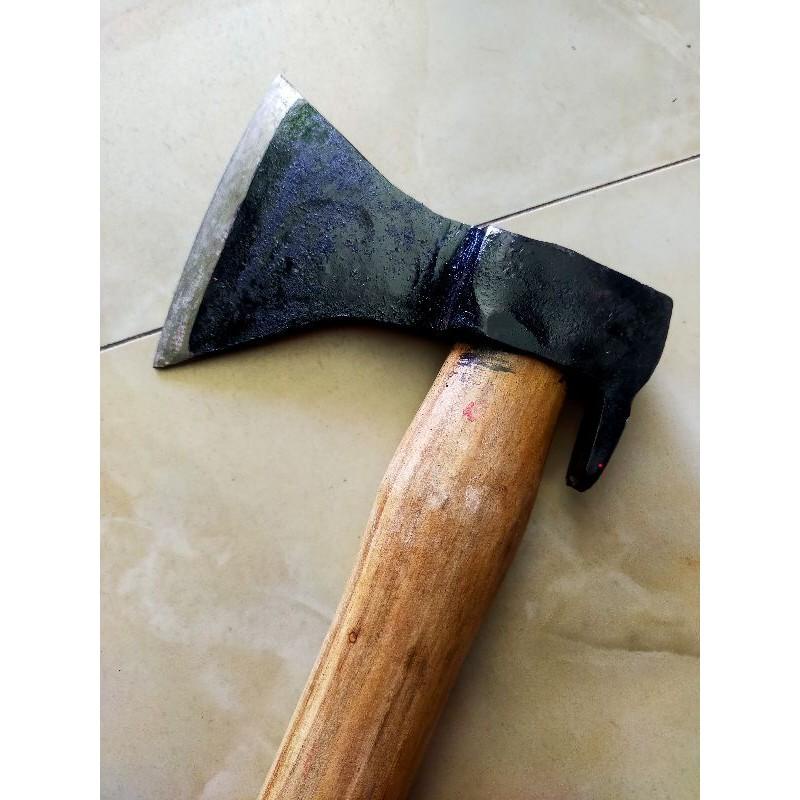 Búa rìu 1kg búa rìu 3 chức năng Búa đóng kết hợp nhổ đinh chẻ cũi chặt cây 3 trong 1 cán cây bền chắc