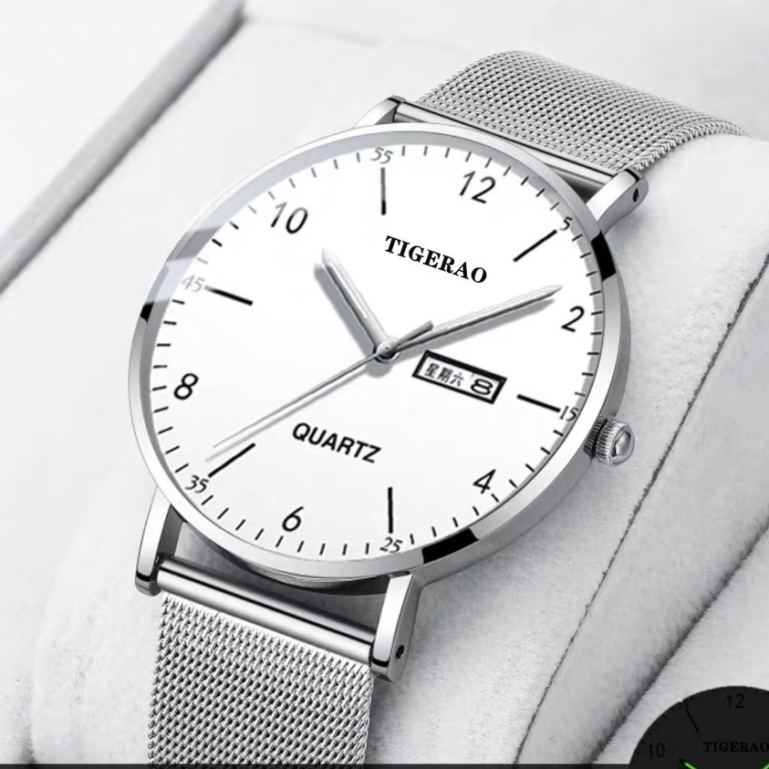 Đồng Hồ Cơ Tự Động Phong Cách Hàn Quốc / Lịch Đôi / Chống Thấm Nước / Phát Sáng / Thể Thao / Siêu Mỏng Cho Nam