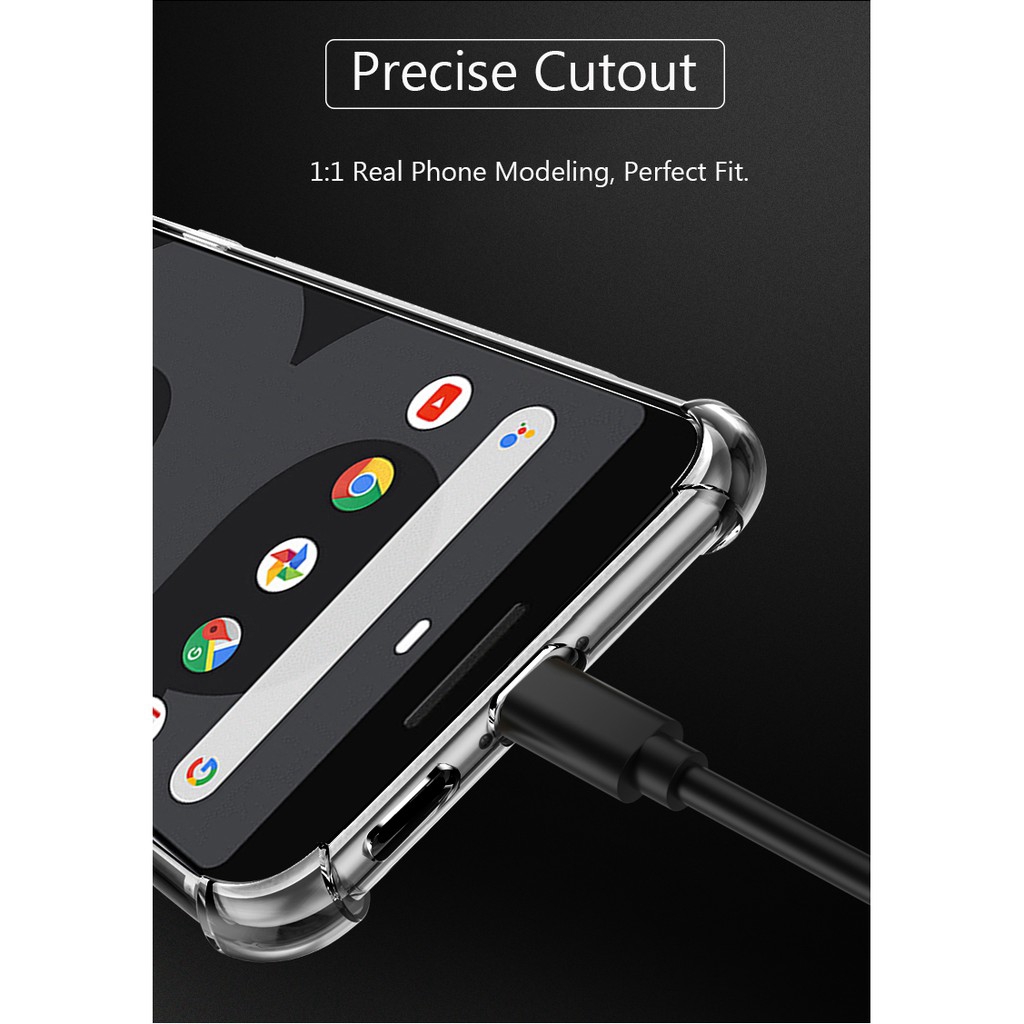 Ốp điện thoại chống sốc cho Google Pixel 1 2 3 XL Lite 3A XL 4XL