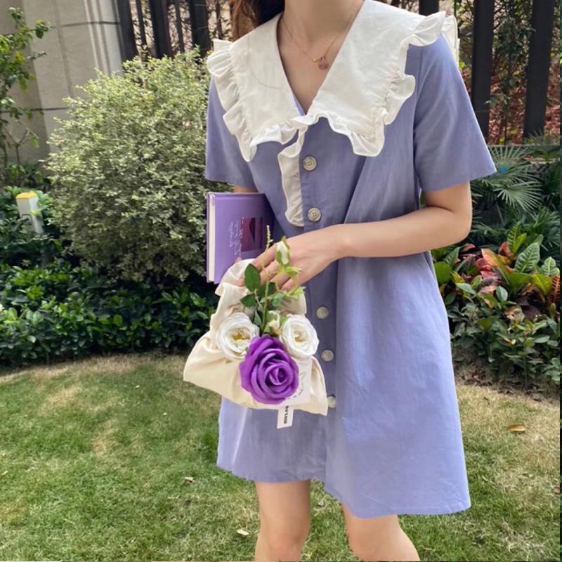 Đầm Nữ Màu Tím Ngọt Ngào Thời Trang Mùa Hè | BigBuy360 - bigbuy360.vn