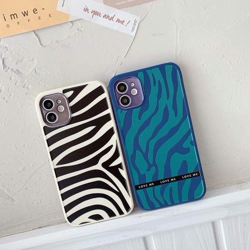 Ốp Lưng Mềm Họa Tiết Sọc Ngựa Vằn Cho Iphone 12pro Max 12mini 11pro Max X Xs Max Xr Se 2020 7 8 Plus | BigBuy360 - bigbuy360.vn
