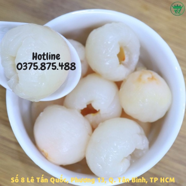 Vải Ngâm Nước Đường 580gr HSD 3 năm