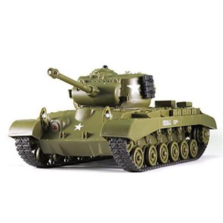 Xe tăng M26 PERSHING điều khiển từ xa TỈ LỆ 1:30, mô hình đồ chơi xe Tank điều khiển từ xa M26 Pershing HengLong