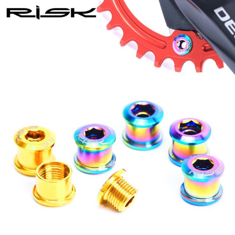 Bộ Bu Lông Dây Xích Xe Đạp Bằng Hợp Kim Titan Cao Cấp Cho BMX Fixed Gear Single/Hai Đĩa GR5(TC4)