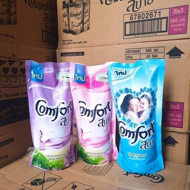 Nước Xả Vải Comfort Thái Gói 580Ml