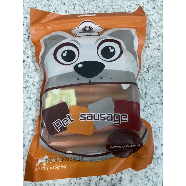 Xúc xích cho thú cưng Hello Boss,túi 30 cây 15gr