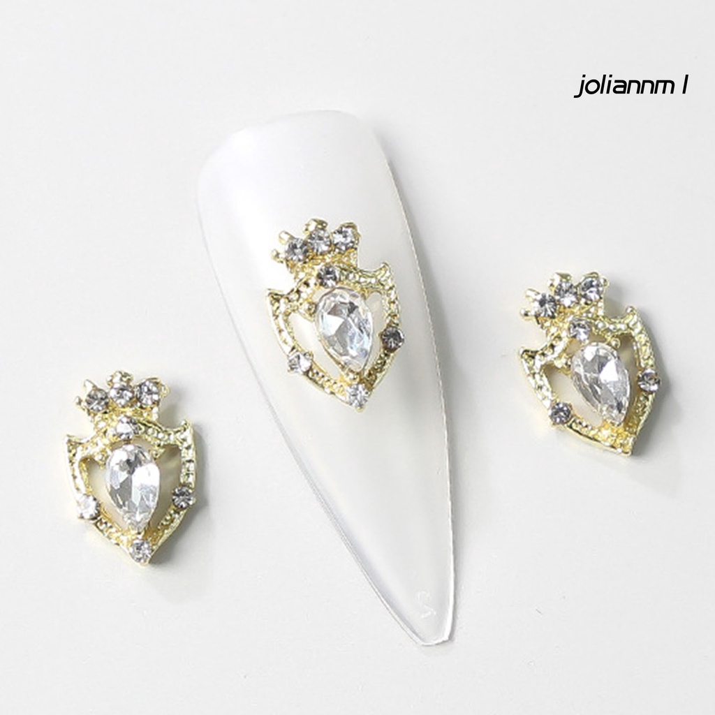 10 Phụ kiện trang trí móng tay làm từ hợp kim không phai phong cách vintage độc đáo