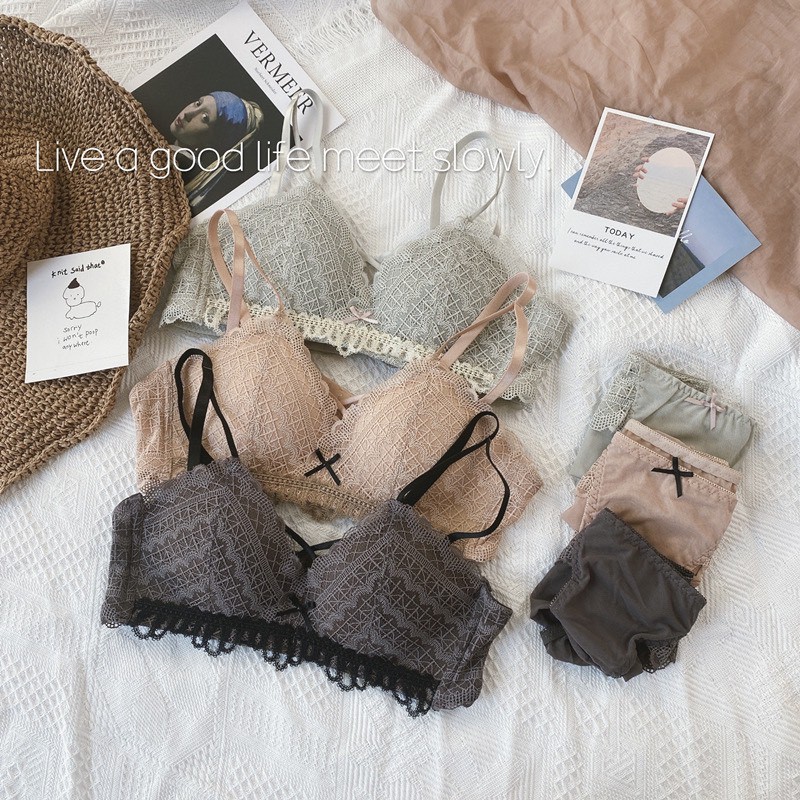 Áo Lót Nữ ❤️FREESHIP❤️ Áo Ngực Nữ không gọng mềm mại phối viền điệu đà mã AL18 | BigBuy360 - bigbuy360.vn