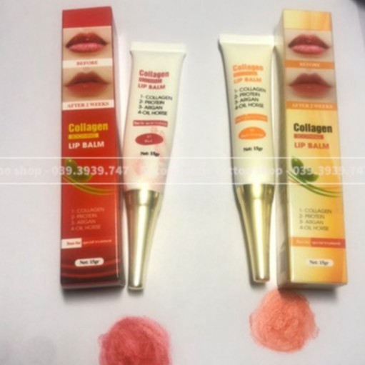 GIẢM GIÁ Dưỡng Môi Kích Màu - Son Dưỡng Kích Màu Collagen Lip Balm 15g