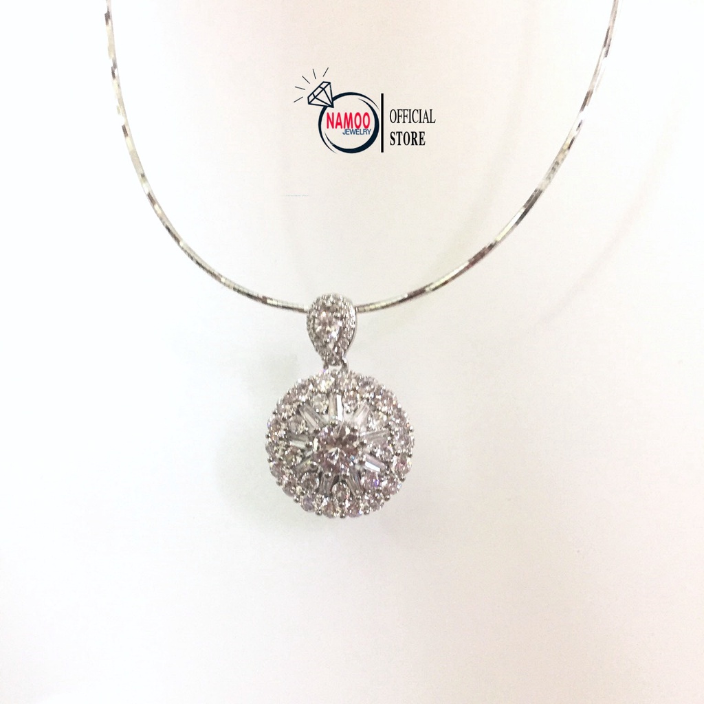 Kiềng Bạc Nữ V845, Kiềng Cổ Mềm Nữ Hàng Cao Cấp Namoo Jewelry