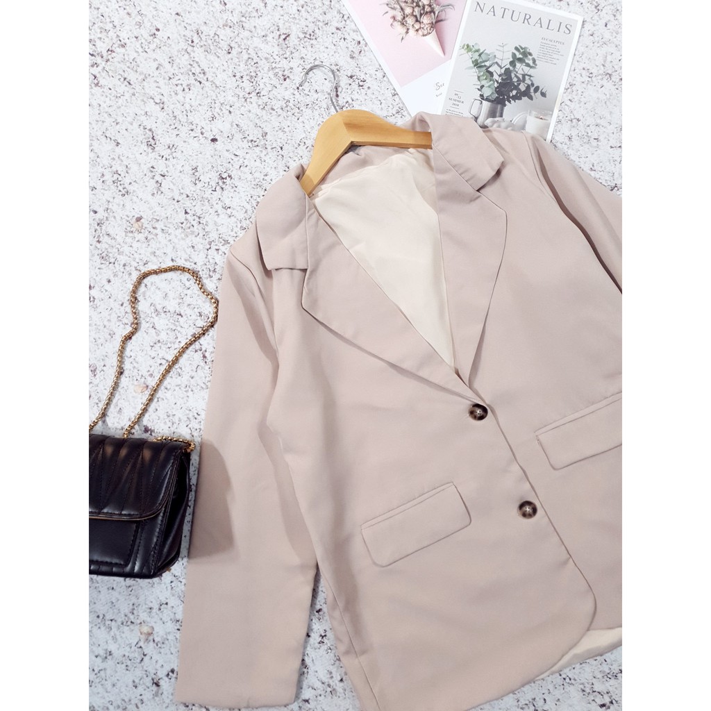 Blazer nữ 2 lớp dày dặn phù hợp nơi công sở, đi chơi, hẹn hò Freesize | BigBuy360 - bigbuy360.vn