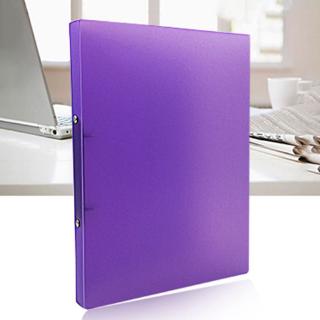 A4 Ring Binder Colorured Transparent Loose-leaf Paper File Folder Storage Supply