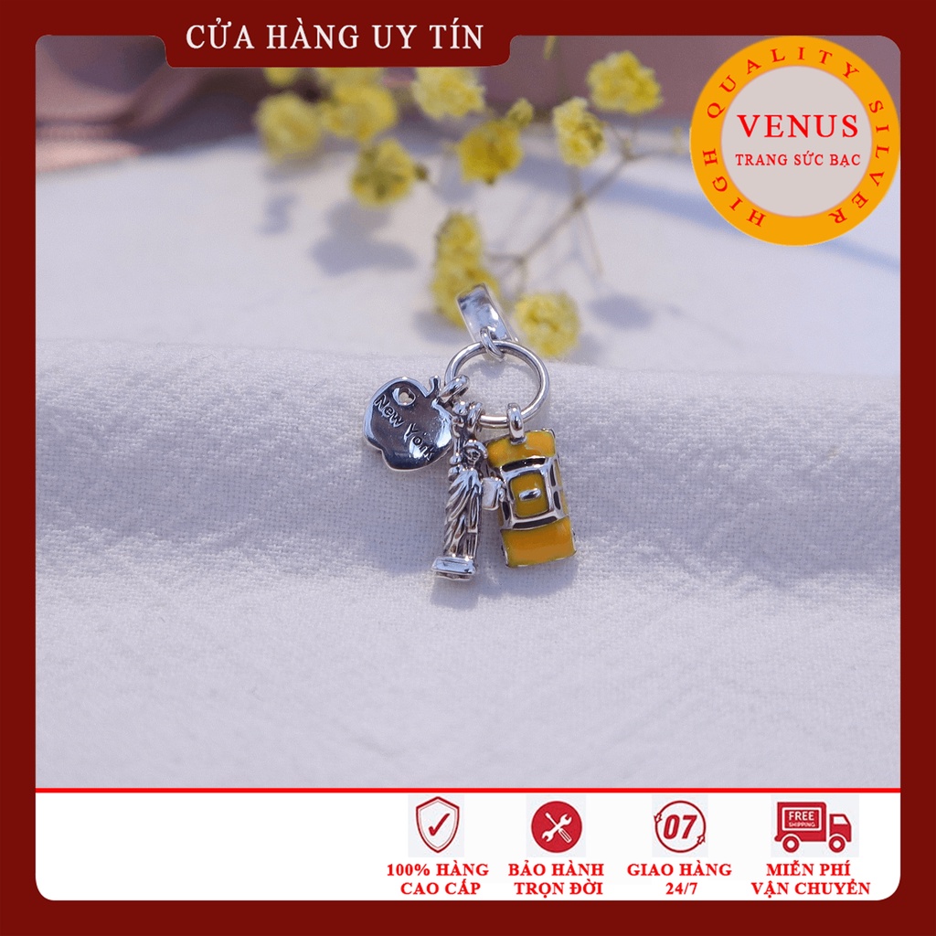 [Charm bạc 925 cao cấp] Treo biểu tượng thành phố New York- Mã sản phẩm VENUS156