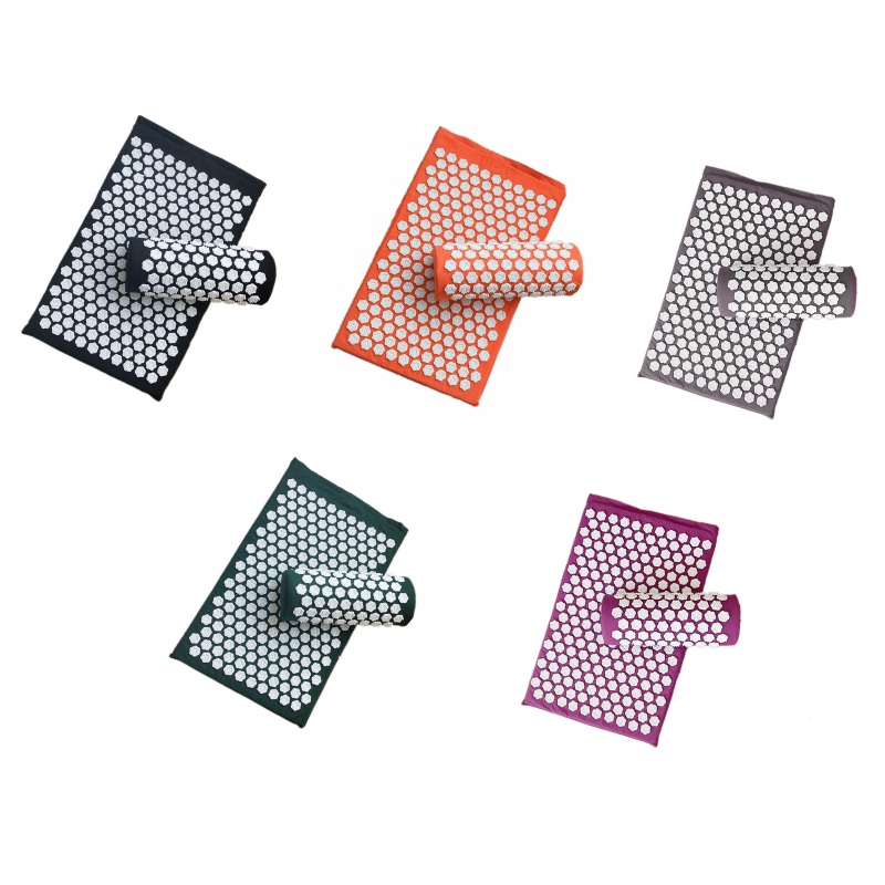 Qq * Thảm Bấm Huyệt Cơ Thể Kèm Gối Bấm Huyệt | Thảm Giảm Đau Lưng Và Cổ Tiện Dụng Chất Lượng Cao