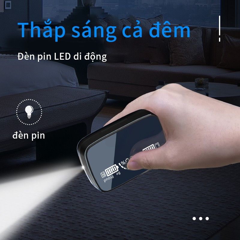 Tai nghe bluetooth không dây M9 thông minh cao cấp superbass âm thanh cực chất thế hệ mới nhất 5.1với mặt gương cao cấp