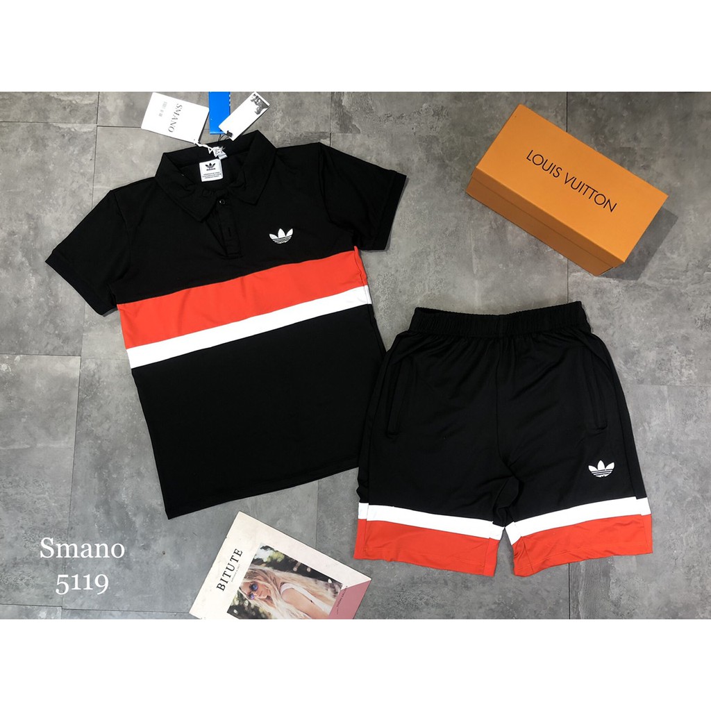 ⚡[𝐇𝐎𝐓 𝐓𝐑𝐄𝐍𝐃]⚡ Bộ Adidas nam có cổ - Bộ thể thao nam cổ bẻ cực đẹp - Bộ hè nam | BigBuy360 - bigbuy360.vn