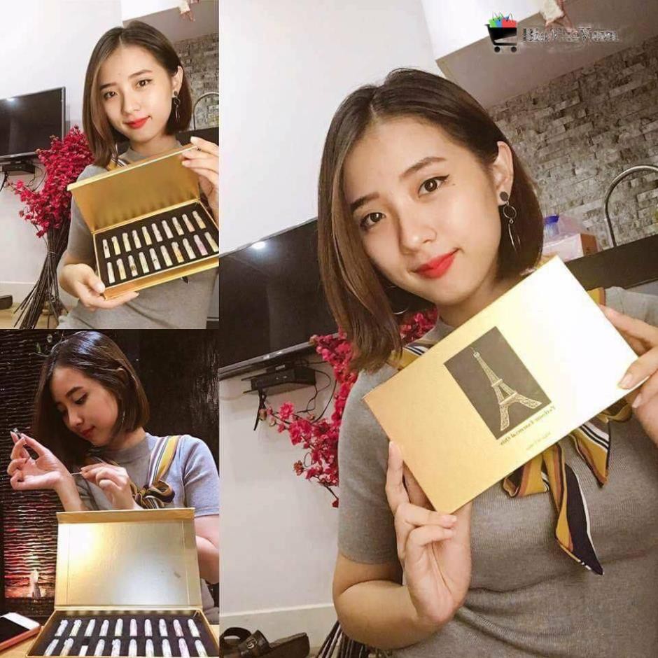 Set nước hoa test 20 ống mini hộp vàng sang trọng Rẻ Boutique | Thế Giới Skin Care