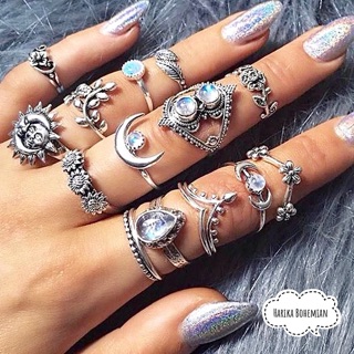 💍 Set nhẫn Boho 14 chiếc 💍