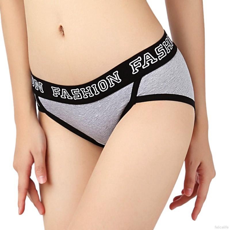 Quần lót bằng cotton phối viền quyến rũ cho nữ