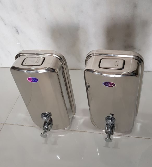 Hộp đựng nước rửa tay inox combo 2 cái