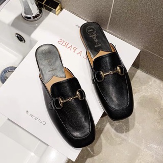 [ Ảnh thật ] Dép da đen - trắng đủ size