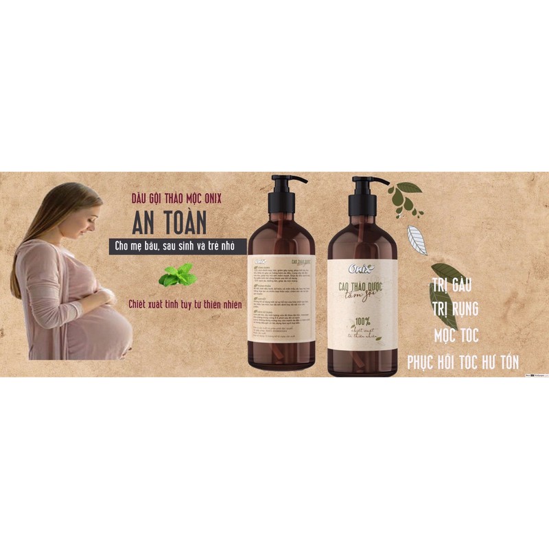 Dầu gội thảo mộc ONIX sạch gàu, giảm rụng, mọc tóc, thơm sảng khoái | BigBuy360 - bigbuy360.vn