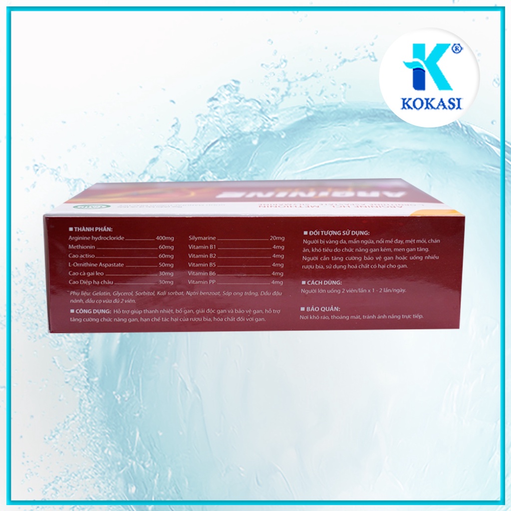 ARGININE PLUS - hỗ trợ giúp thanh nhiệt, bổ gan, giải độc gan và bảo vệ gan, hỗ trợ tăng cường chức năng gan