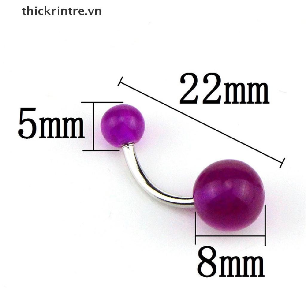 Set 7 Khuyên Rốn Dạ Quang Cá Tính Độc Đáo