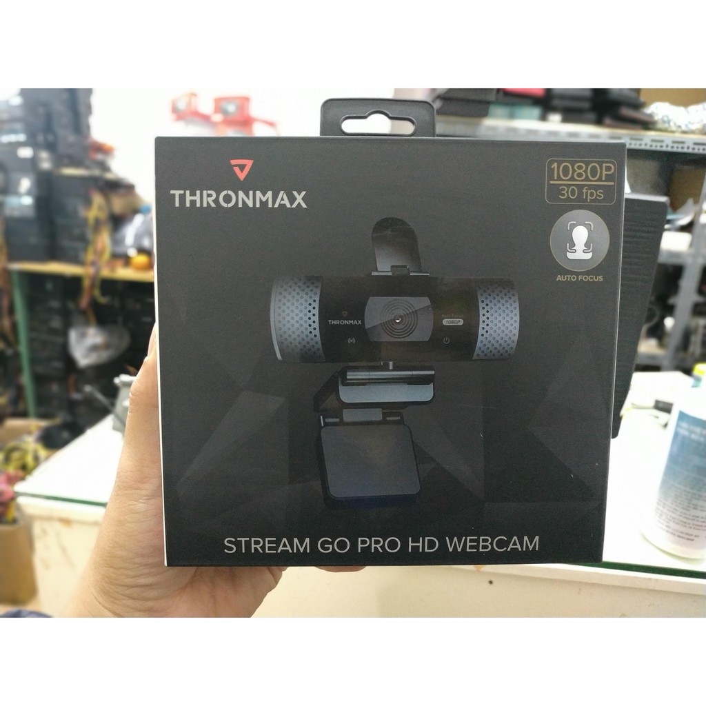 [Mã 151ELSALE hoàn 7% xu đơn 300k] Webcam THRONMAX X1 PRO 1080P/ Auto Focus - Hàng chính hãng