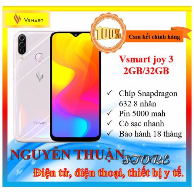 [ Nguyên seal] Điện thoại VSMART JOY 3 (2G/32G)_ (3G/32G)_(4/64G)