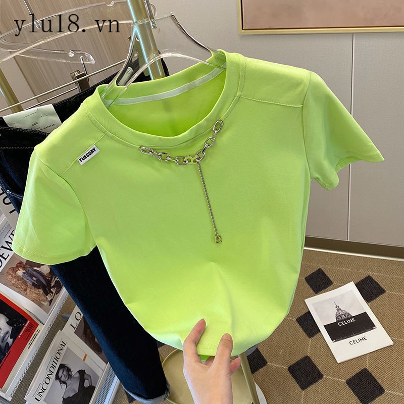 Áo Thun Cotton Nguyên Chất Tay Ngắn Phong Cách Mới Mùa Hè 2022