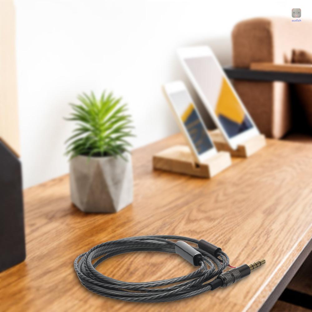 Dây cáp tai nghe thay thế đầu cắm 3.5mm bằng đồng nguyên chất chuyên dụng