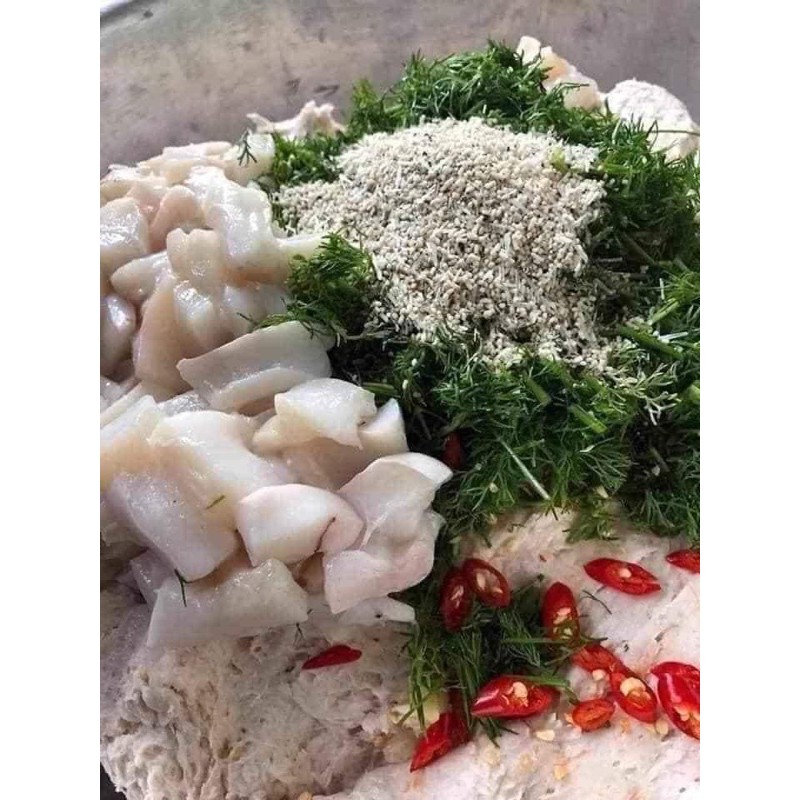 CHẢ CÁ THU PHA MỰC NGUYÊN MIẾNG SIÊU NGON 1Kg