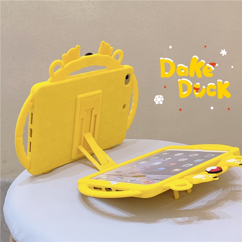 Ốp Máy Tính Bảng Silicon Kèm Dây Đeo Và Giá Đỡ Cho ipad Ari 2 / ipad 6 / Pro 9.7"