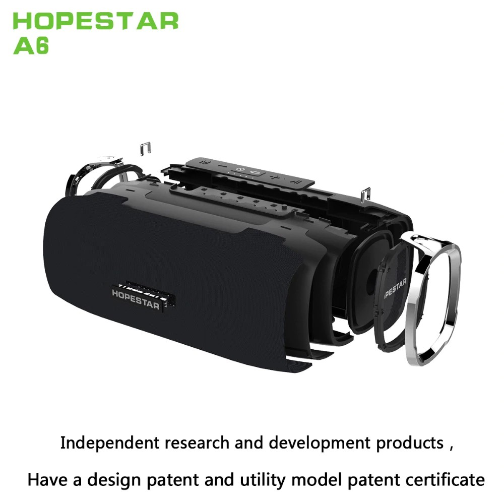 Loa bluetooth cao cấp Hopestar A6 công suất 35W pin 6000mah, âm Bass cực khủng, IPX6 (Màu ngẫu nhiên)