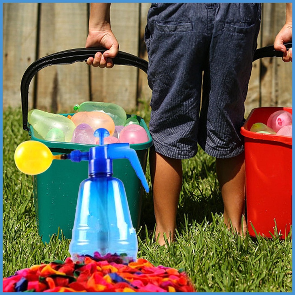 Bộ 500 Dụng Cụ Bơm Bong Bóng Nước Nhanh Chóng Dùng Chơi Game