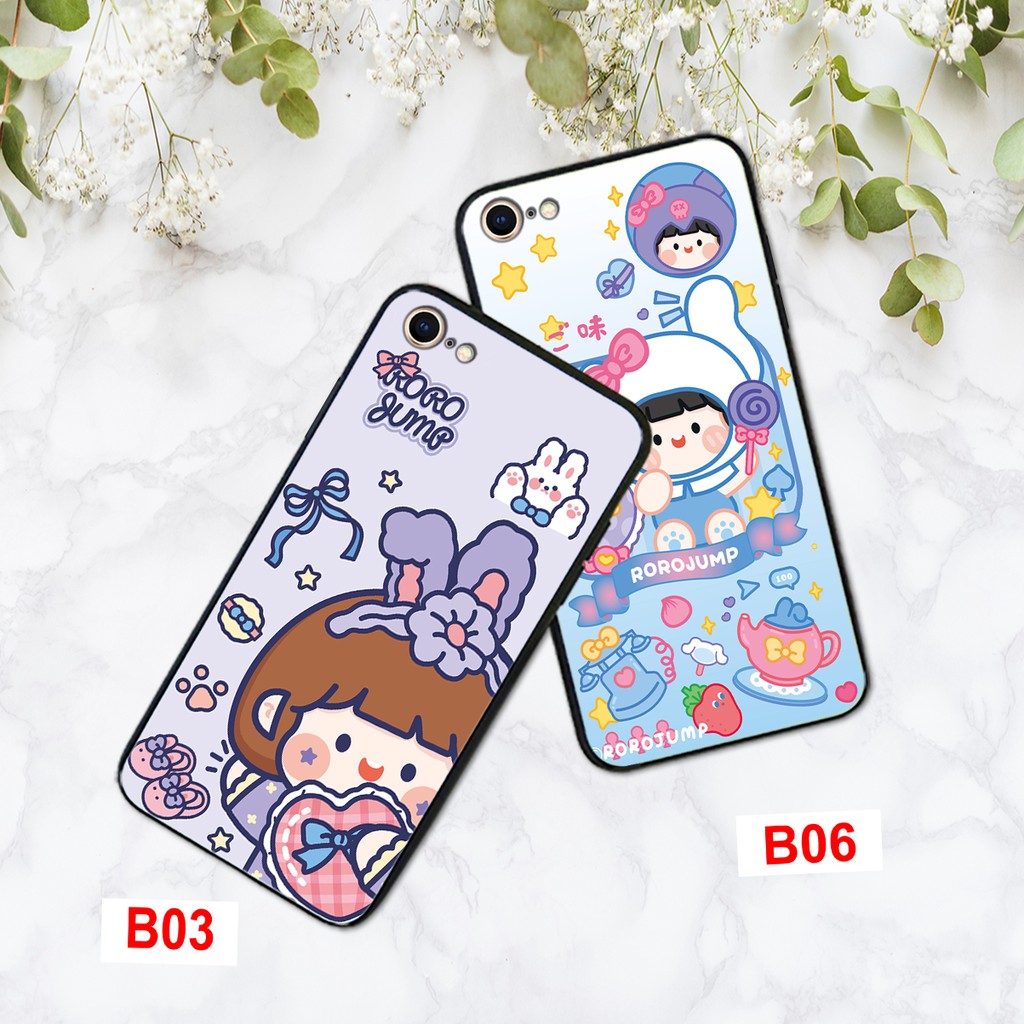 ỐP LƯNG IPHONE 5/5S/6/6s/6 plus /6s plus/7/8/SE 2020 CÔ GÁI JUMP RORO CỰC ĐẸP BẢO VỆ MẶT LƯNG MÁY
