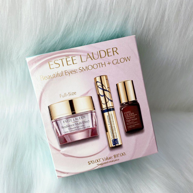 SET DƯỠNG MẮT 3 MÓN ESTEE LAUDER BEAUTIFUL EYES SMOOTH GLOW SET CHÍNH HÃNG - 8147