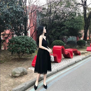 (R109) váy ulzzaang cổ v retro 5 lớp 4 size