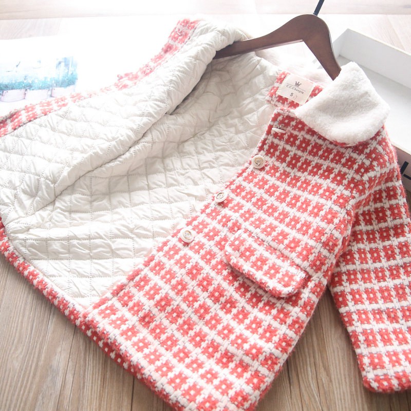 áo khoác dạ bông dày ấm cho em gái 2021