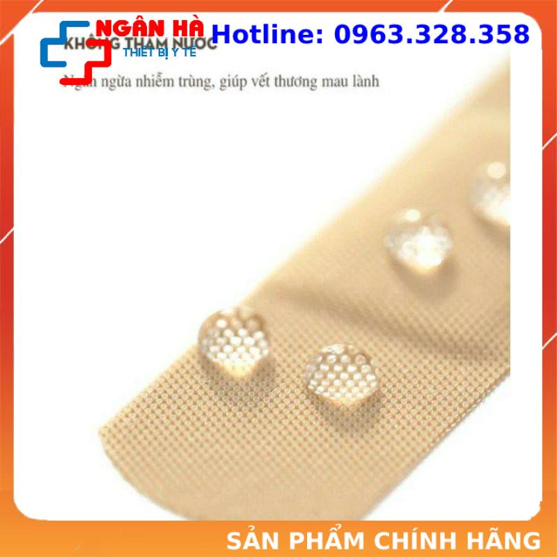 Băng dính cá nhân y tế ugotana, có giãn, không thấm nước, dễ gỡ bỏ, hộp 102 cái và 30 cái