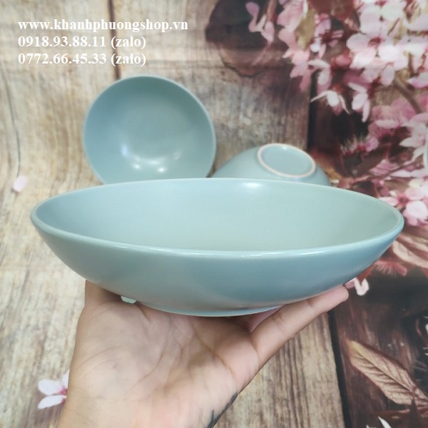 Dĩa sứ pastel màu hồng - dĩa sứ màu hồng