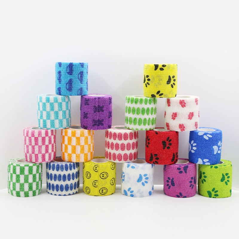 Băng Dán Tự Dính Họa Tiết Thú Cưng Hoạt Hình Đáng Yêu 5cmx4 5m