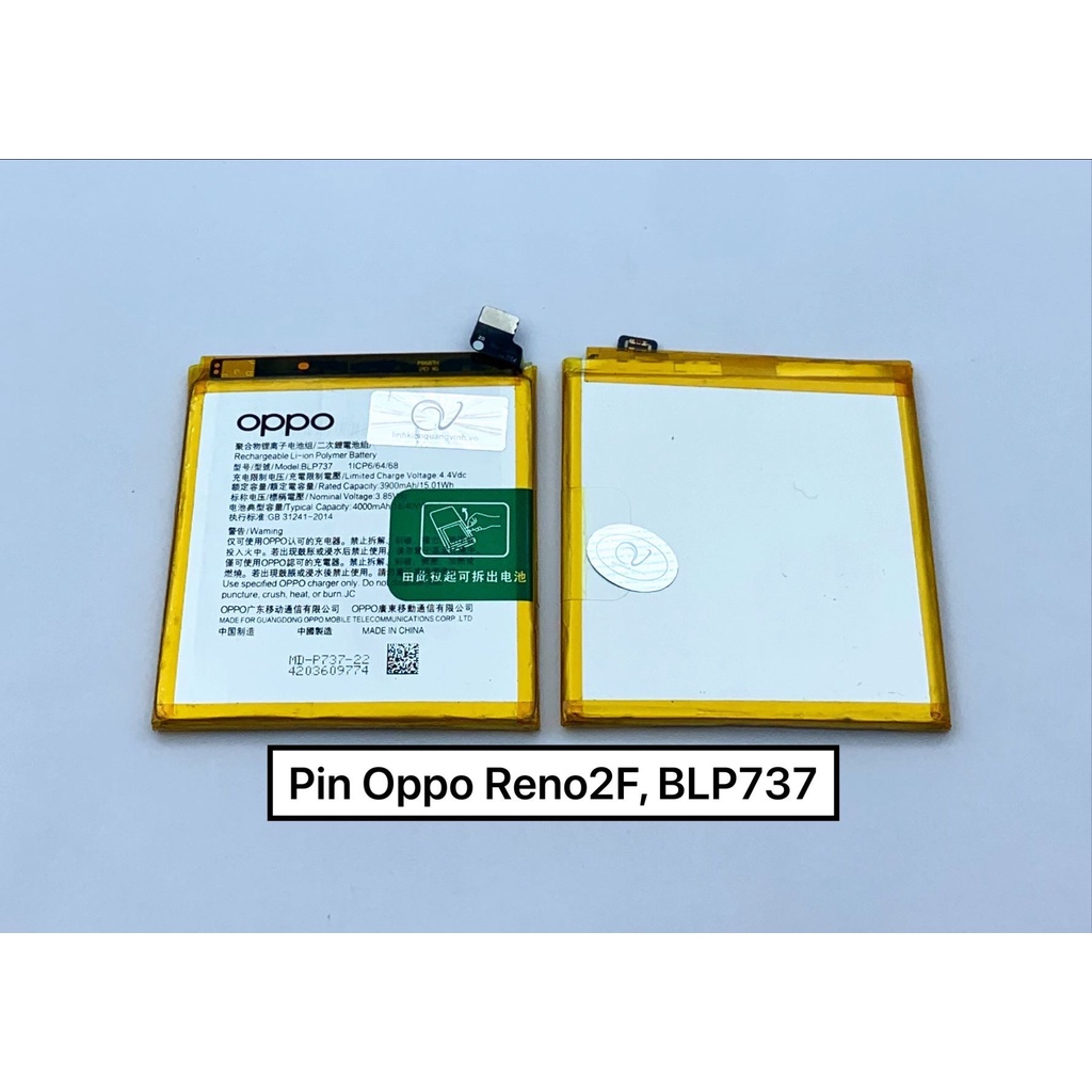 Pin Oppo Reno 2F, BLP737