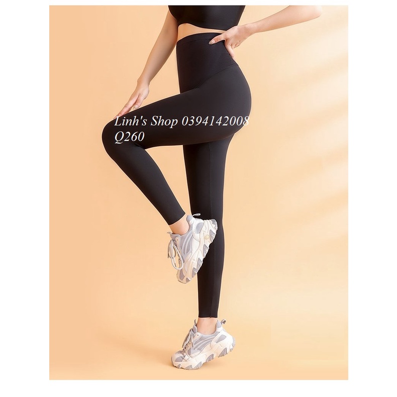 Quần Legging Bầu YoGa Tập Gym Thoải Mai Q260
