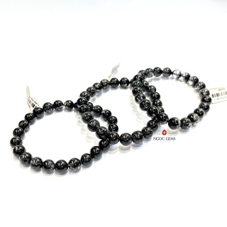 Vòng thạch anh tóc đen - ngọc gems