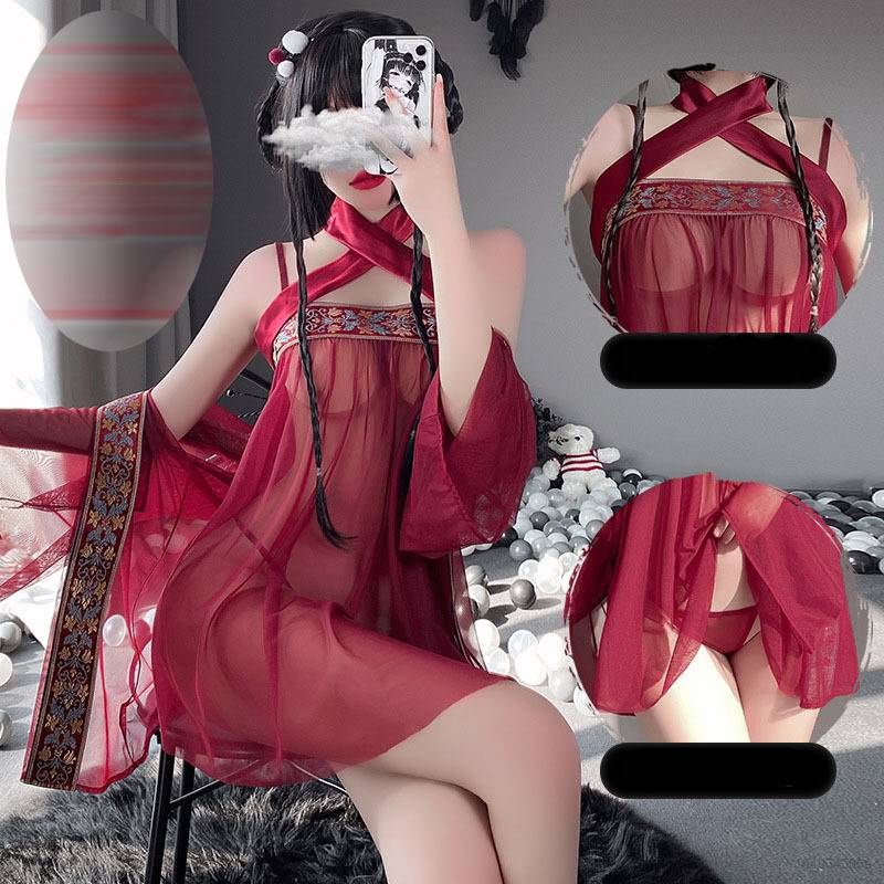 Bộ Đồ Ngủ Hai Mảnh Hóa Trang Cô Gái Gợi Cảm 2022