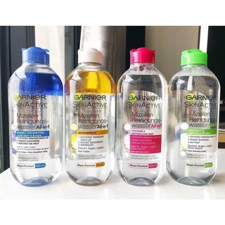 NƯỚC TẨY TRANG GARNIER SKIN ACTIVE ALL IN 1 tẩy được cả môi và mắt - Hàng nội địa nhập Đức