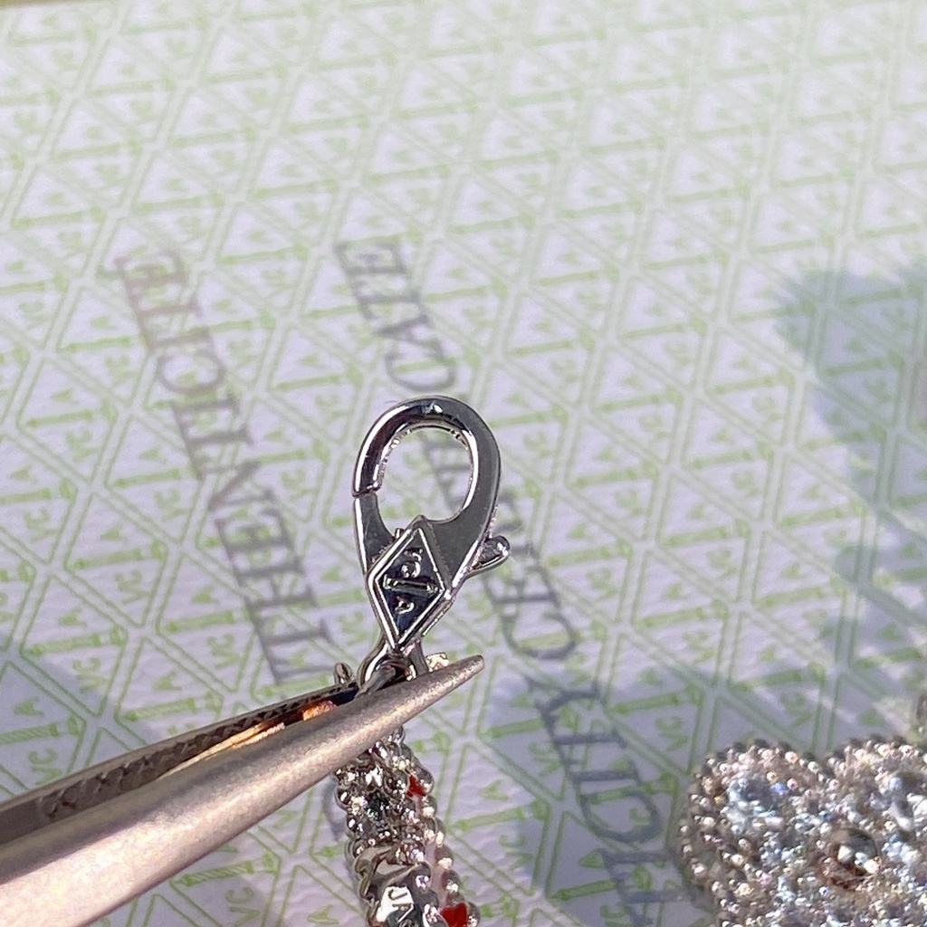 Vòng tay cỏ ba lá 925 vàng hồng Vòng đeo tay nữ